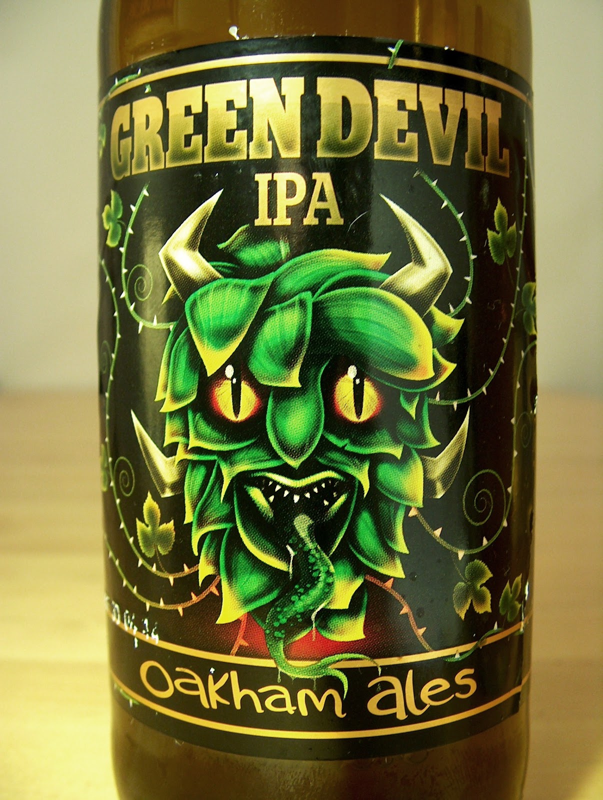 The Bottled Beer Year Day 150, Beer 150 Oakham's "Green Devil IPA"