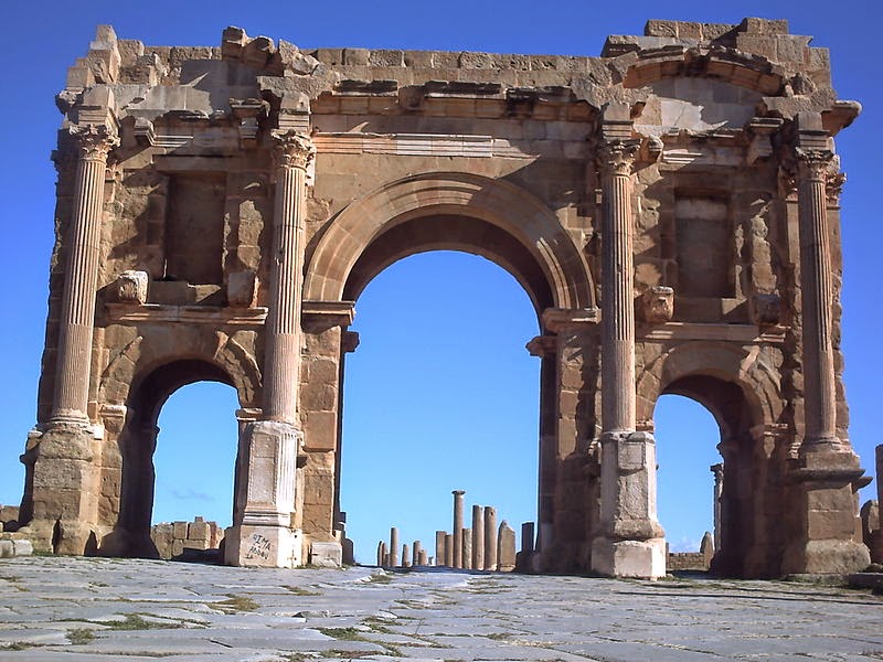 The most beautiful ancient city Timgad