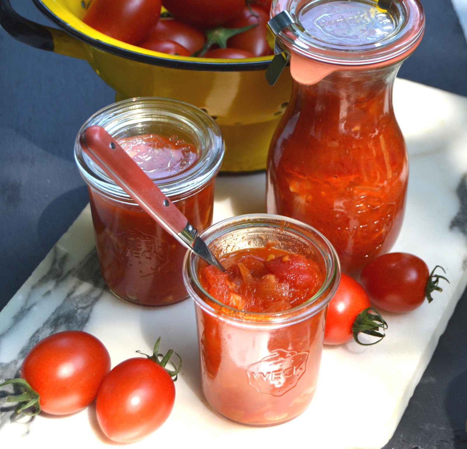 Safran-Tomaten-Kompott - so schmeckt der Sommer!