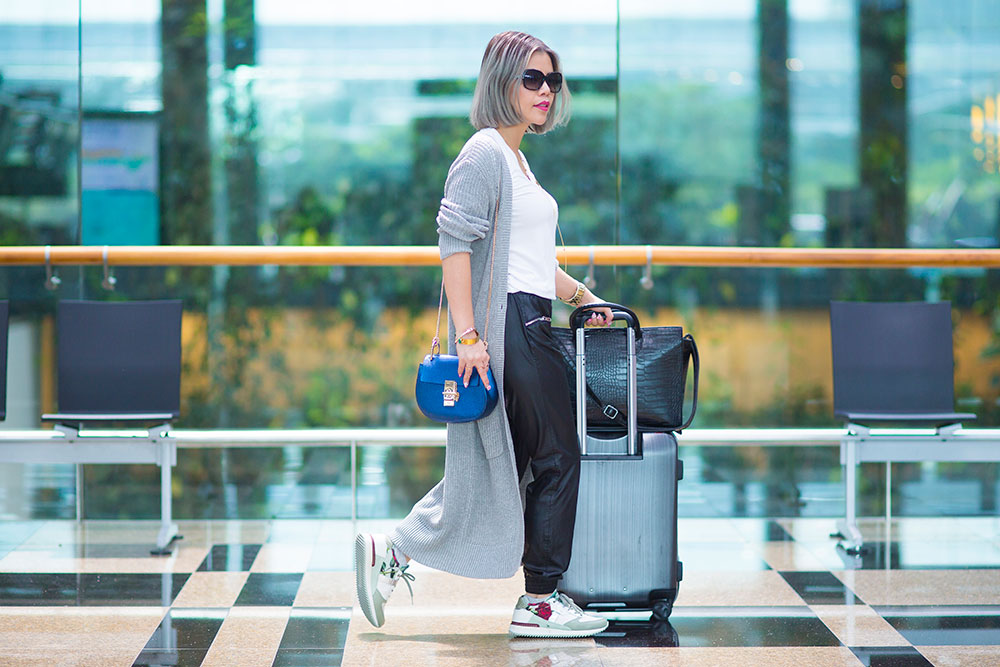 Crystal Phuong- Singapore Fashion Blogger- Airport style