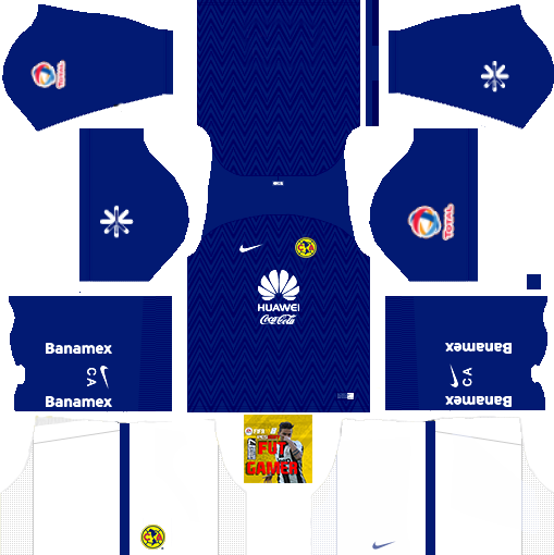 Uniformes Club América 2017 2018 DLS