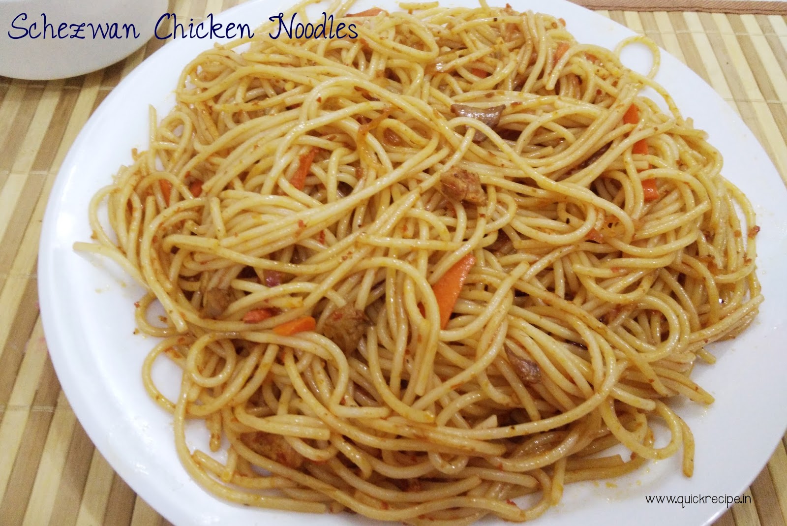 Schezwan Chicken Noodles