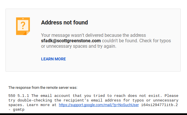 server email bounce back message gmail server email bounce back message gmail