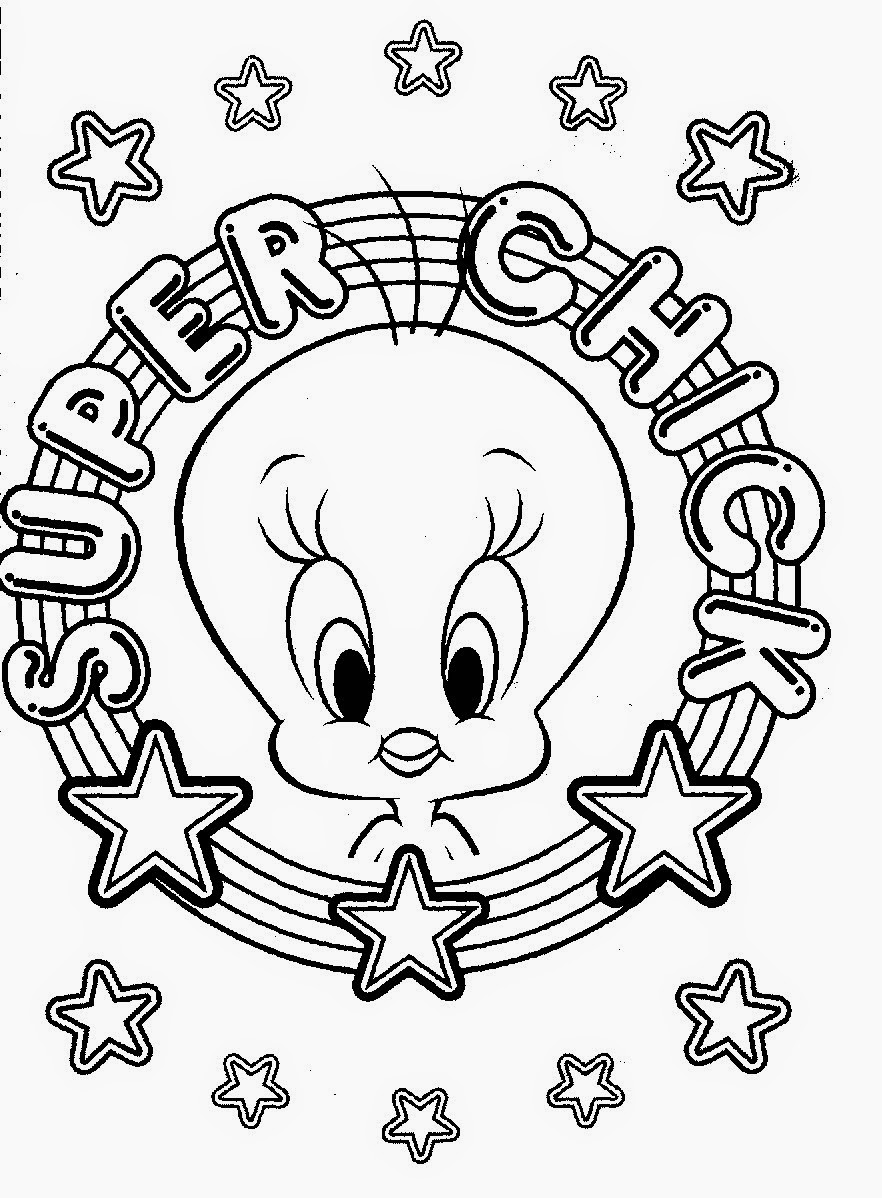 Printable Tweety Bird Coloring Pages Printable Tweety Bird Coloring Pages