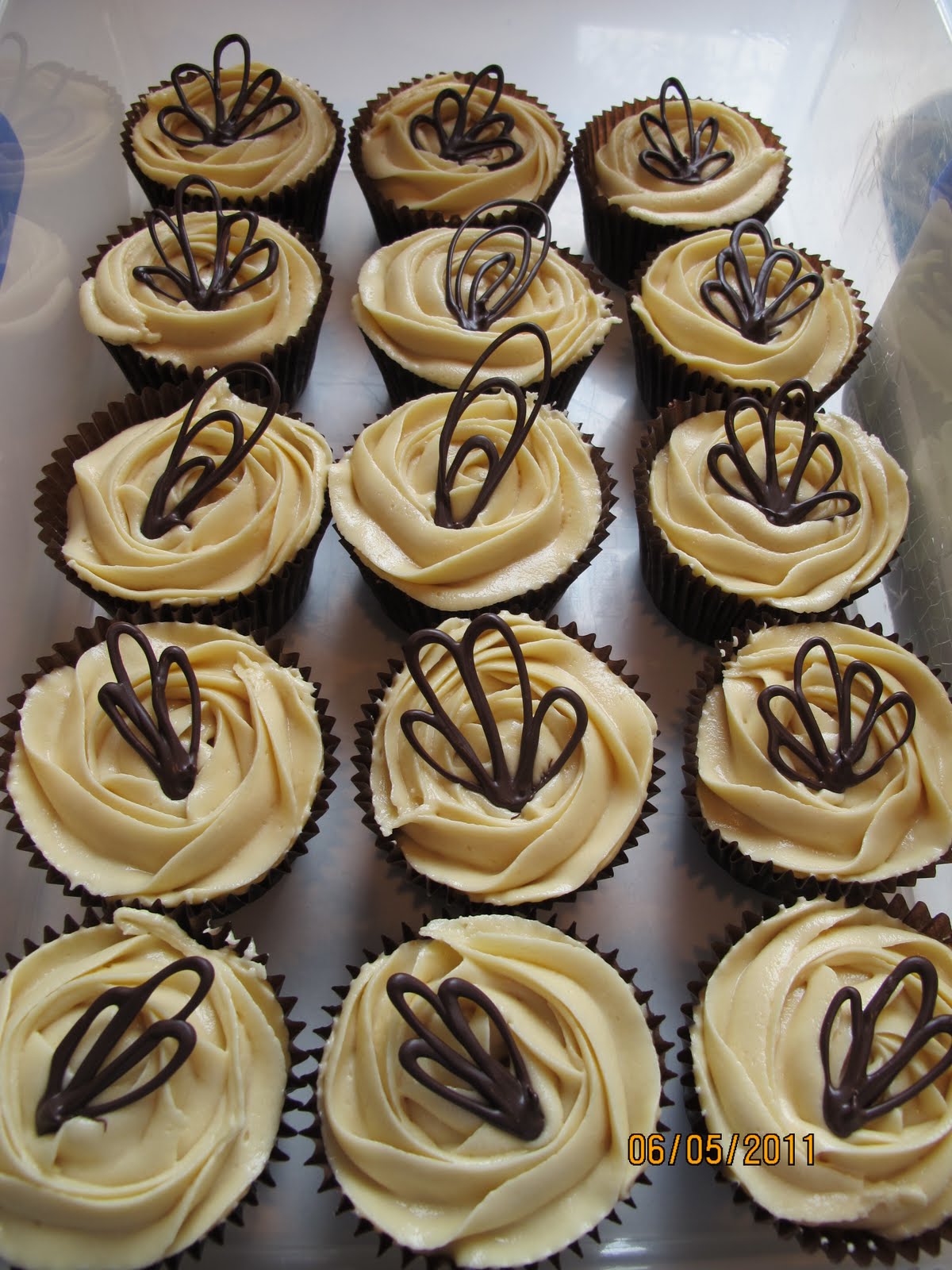 It's all about family and food Caramel Mud Cupcakes with Rich caramel
