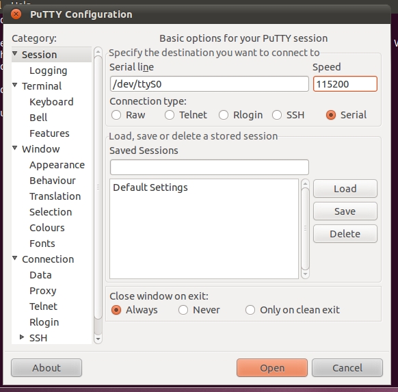 Serial Ports between Ubuntu Guests on a Windows Host using VirtualBox