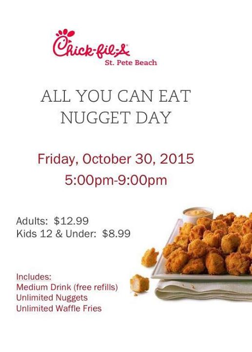 All You Can Eat Nugget Day at Chick Fil A? Don't Get Your Hopes Up