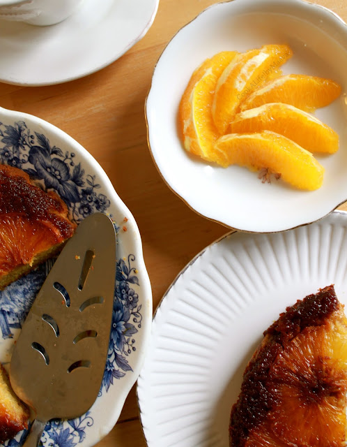 Gâteau renversé, orange et potiron • Pumpkin orange upside-down cake - Cook A Life! by Maeva