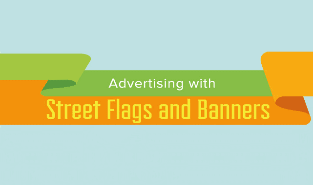 Image: Advertising with Street Flags and Banners