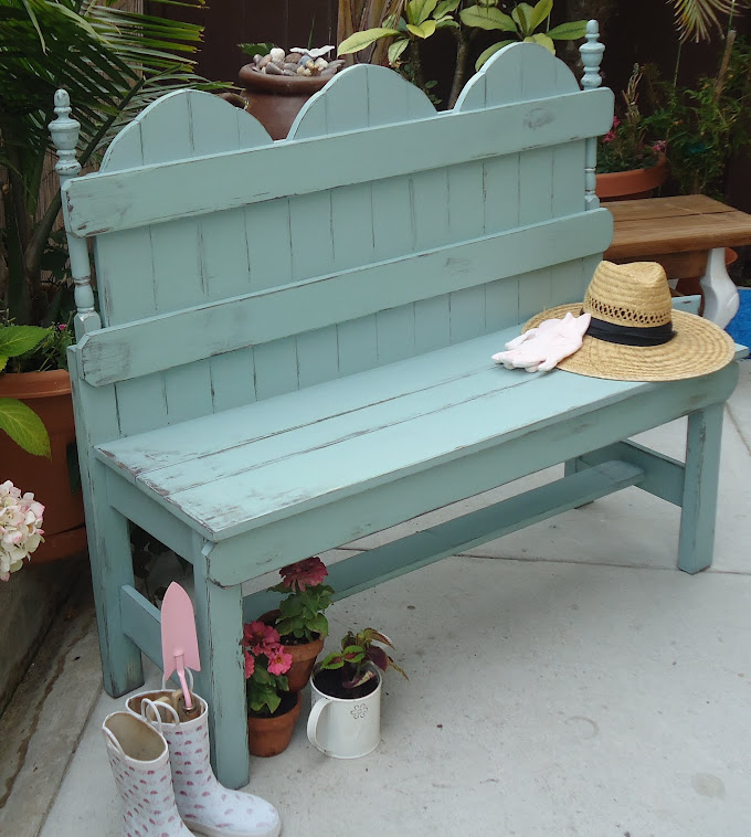 Vintage Style Garden Bench - SOLD