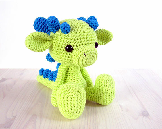 Dinosaur dragon Crochet pattern