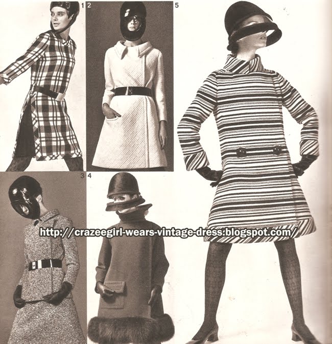 Pierre Cardin - coat - suit - 1967 60s 1960 hat cap