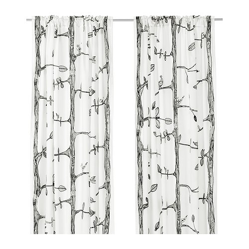 Eivor curtains, Ikea, drapes, drapery, interior designed