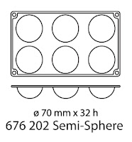 Forma Semi Sfera, Forma Silicon, Tava Silicon, Forma de Copt, Produse- Accesorii Patiserii Cofetarii, Produse Profesionale Horeca, Pret, www.amenajarihoreca.ro