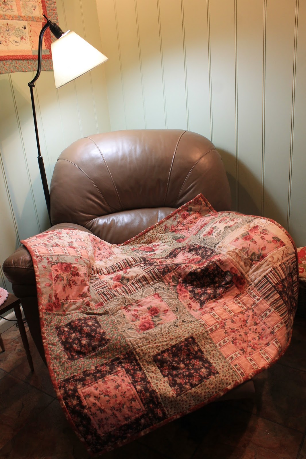 Happy In Quilting Its done....ready for the cold weather