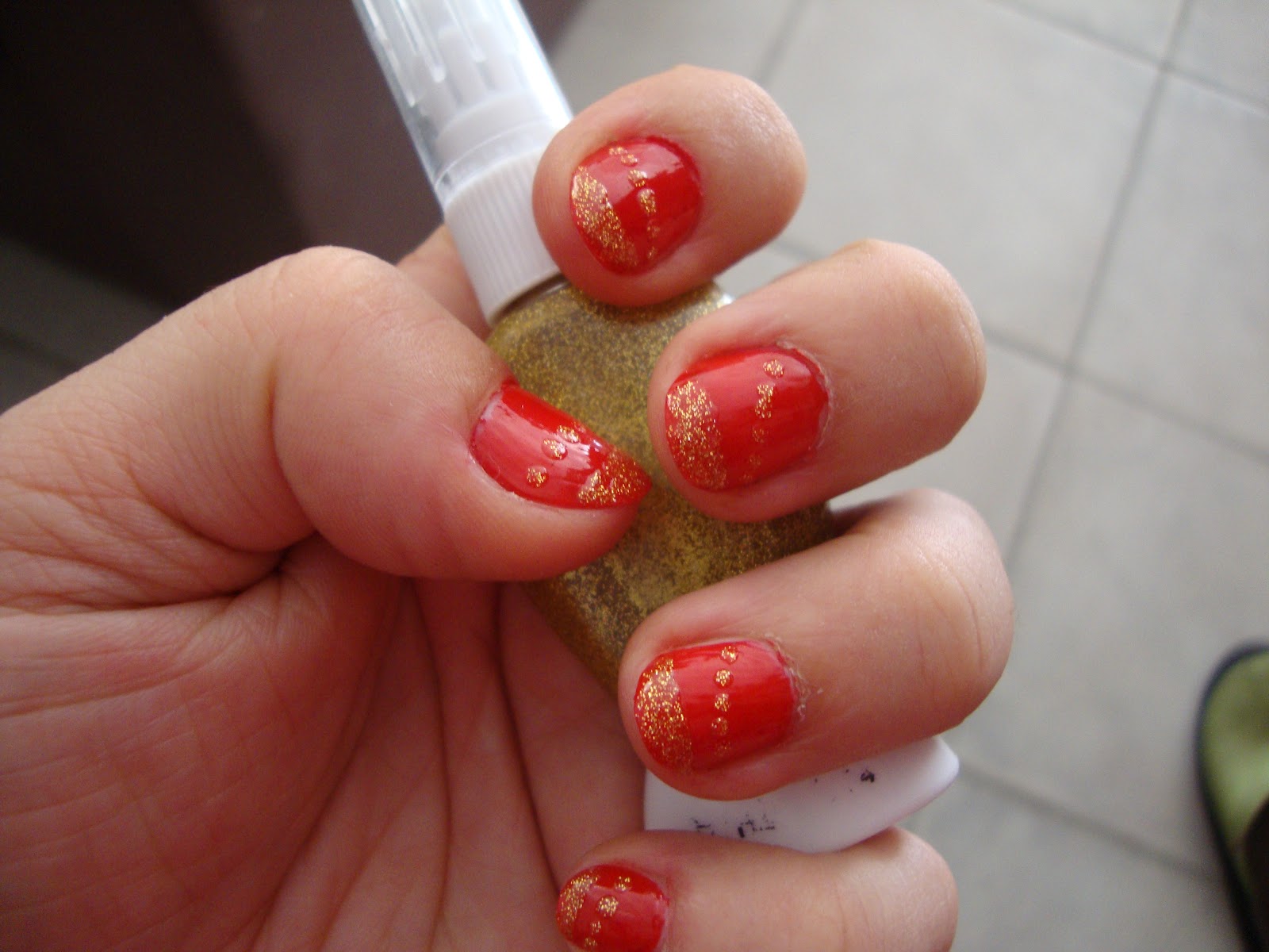 Como Hacer Puntitos En Las Uñas Estilo Uñas: Tutorial de nail art :D