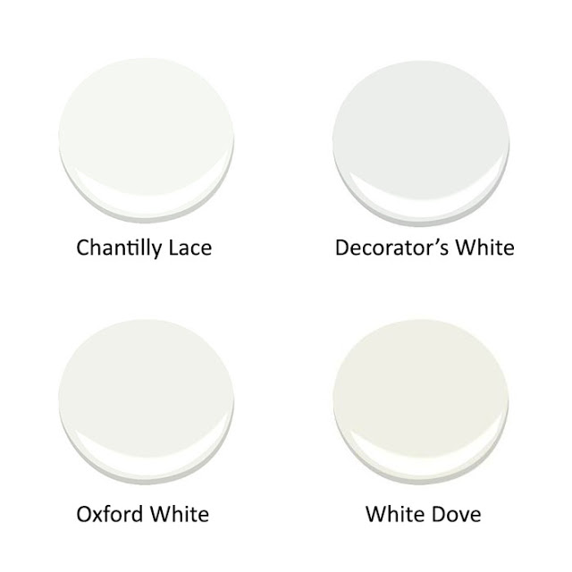 Benjamin Moore White Paint Chart