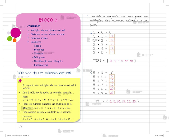 Caderno Do Futuro 5 Ano Matematica