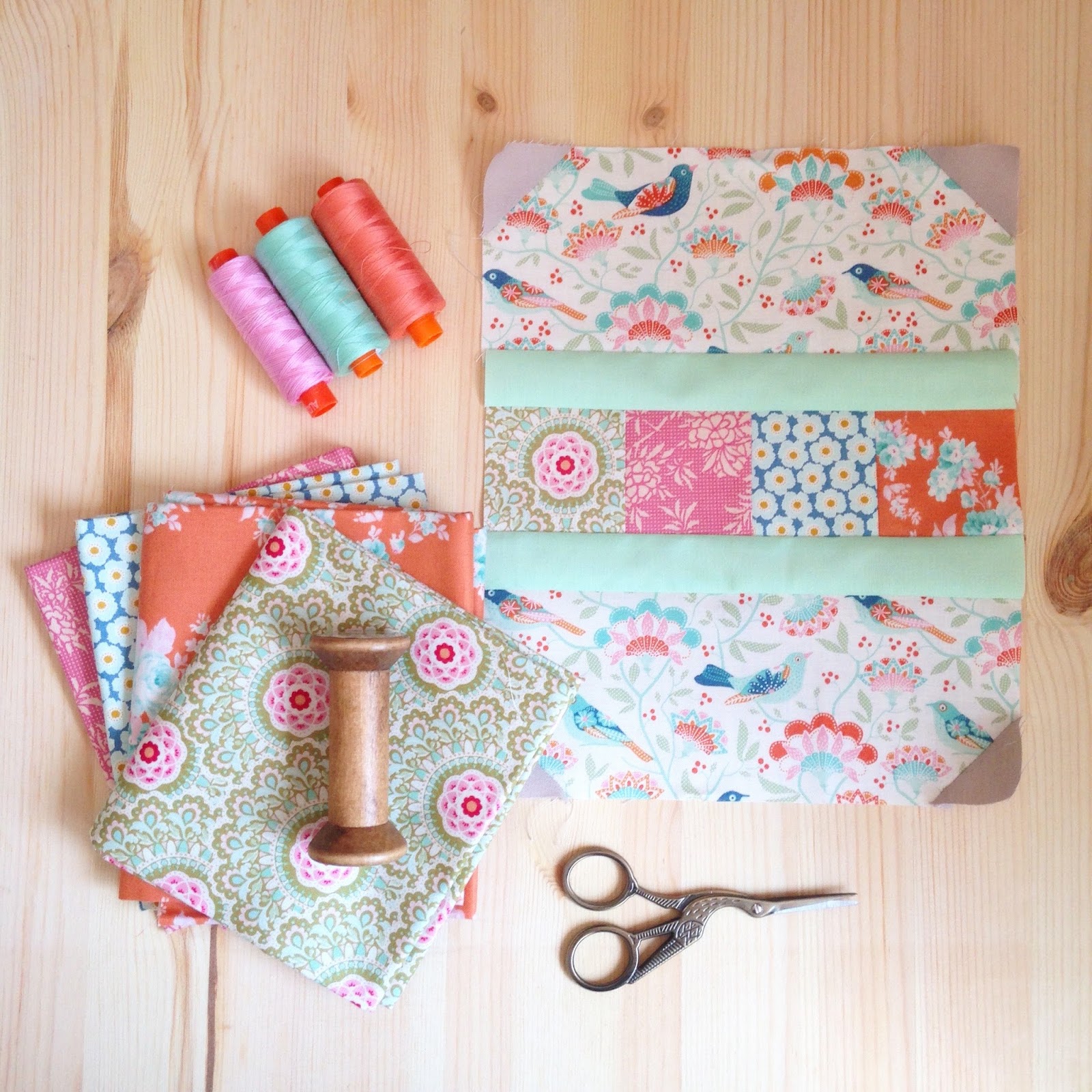 Sneak Peeks and Hand Sewing • Jo Avery - the Blog