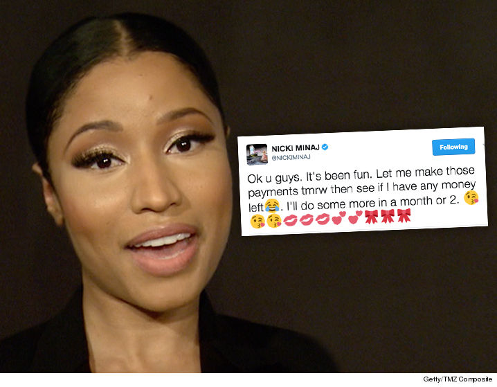 Nicki Minaj Pays Off Over A Dozen Fans Student Loans On Twitter