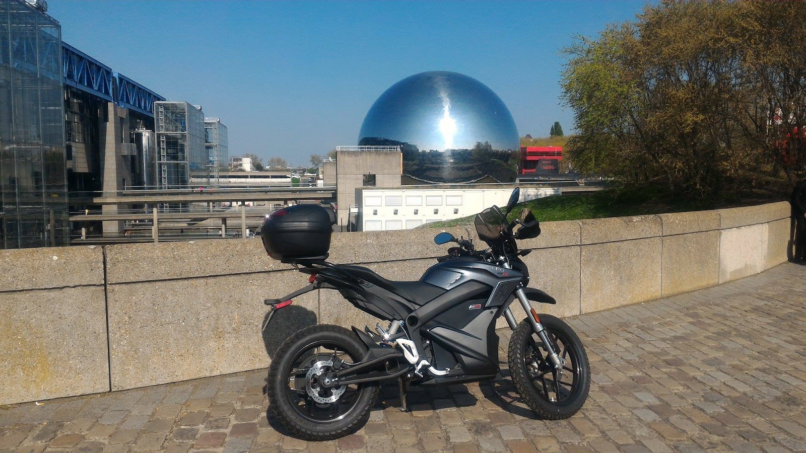 La moto électrique à l'essai