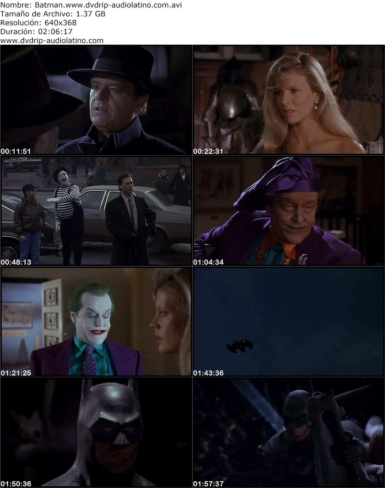 Batman 1989 Dvdrip Latino