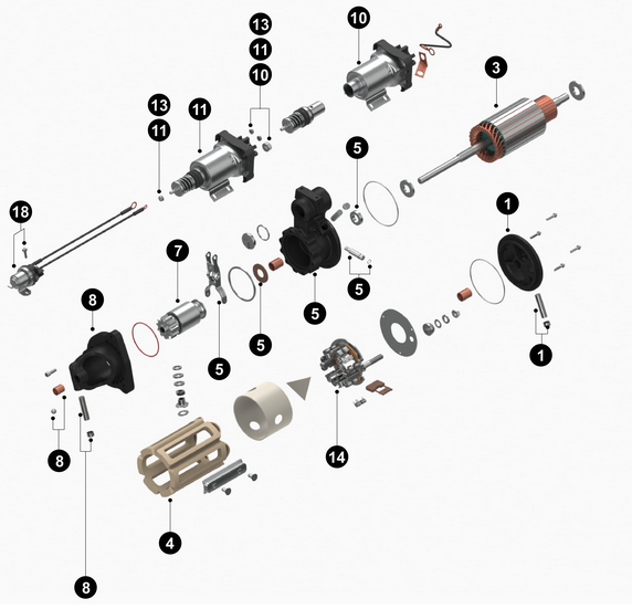 ALTERNATORS-STARTERS: 10478911 DELCO REMY- STARTERS