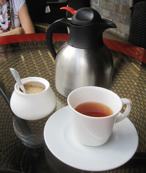 Steph's Cup of Tea Camellia Tea House in Kigali, Rwanda