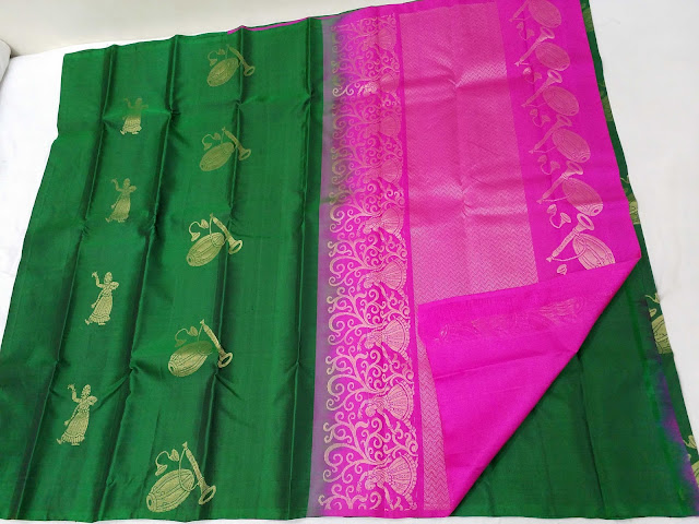 Exclusive Instrument kanchipuram silks sarees | Buy Online Kanchi pattu ...