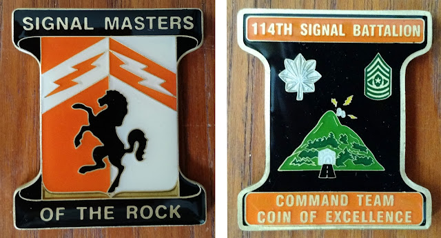 Raven Rock Mountain Complex challenge coin - 114th Signal Battalion