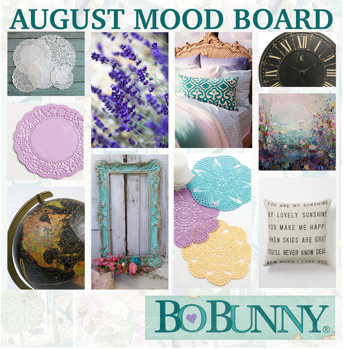 BoBunny August Mood Board