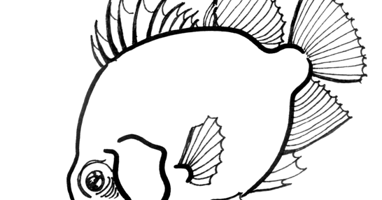 f for fish coloring pages - photo #36