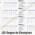 Clasificacion y grupos de Champions J20