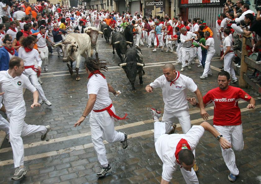 Pamplona running bulls jjbjorkman.blogspot.com