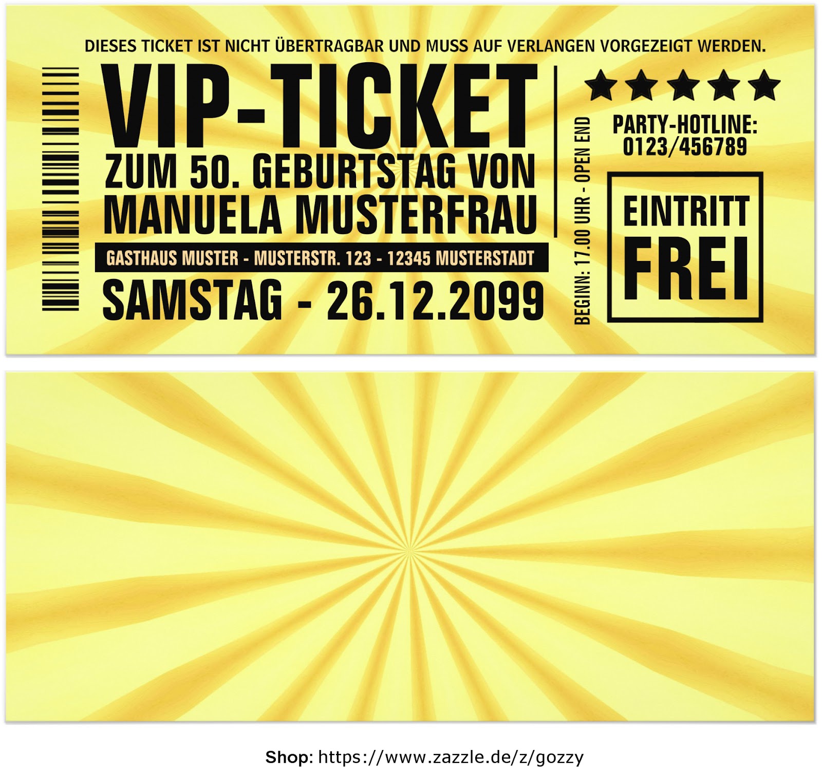 Einladungskarten Geburtstag 50 Geburtstag Vorlagen