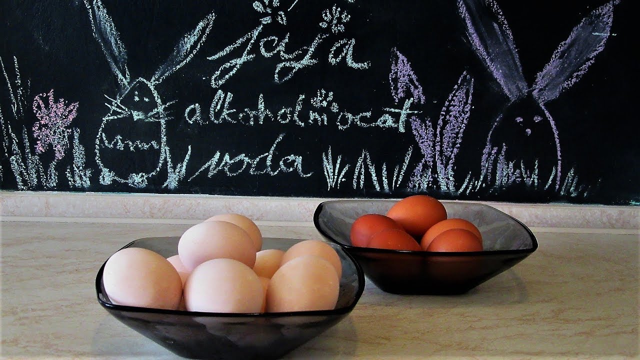 Jednostavan način za izbjeljivanje jaja / How to bleach eggs