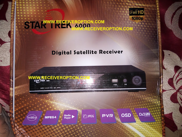 STAR TREK 6000 HD RECEIVER POWERVU KEY OPTION