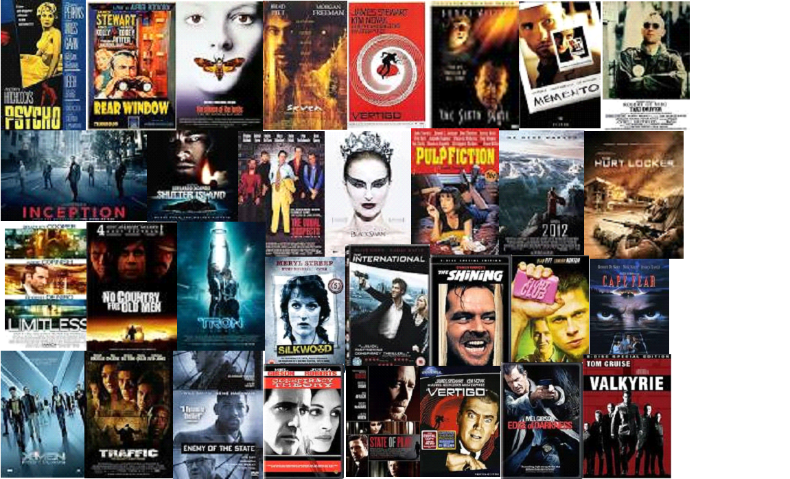 Charlotte Liepins AS Media: Examples of Thriller films