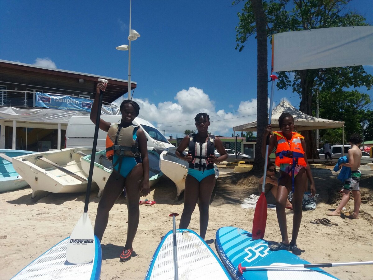 Activités nautiques à la plage de Sainte Anne