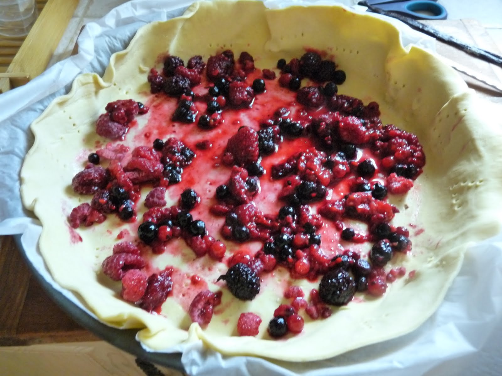Passion cuisine: flan pâtissier aux fruits rouges