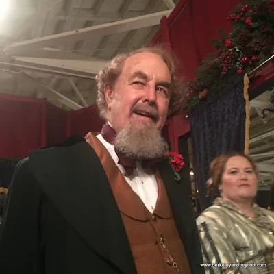 Charles Dickens at The Great Dickens Christmas Fair in San Francisco