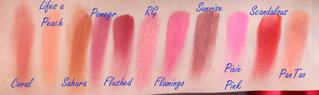 Complete Sleek Blush Swatches - A LITTLE OBSESSED
