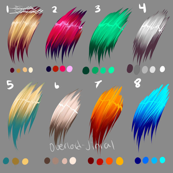 Luyện thi khối H,V: Cách vẽ tóc (p2)