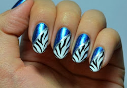 zebra nail tips amazing ligth designs pink
