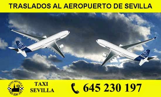 Reservar taxi para el Aeropuerto de Sevilla.