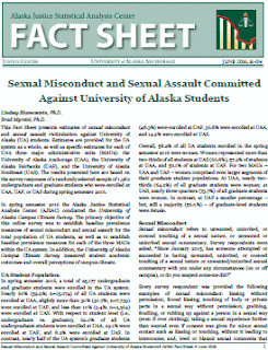 uaa justice center ajsac fact sheet released sexual misconduct sexual assault fact sheet