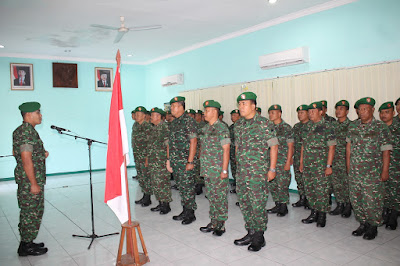 DANDIM SRAGEN PIMPIN LEPAS SAMBUT PERWIRA
