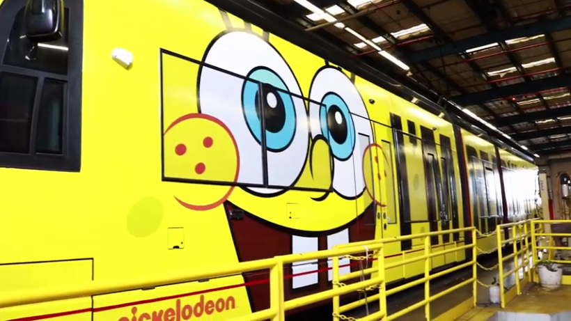 spongebob train set
