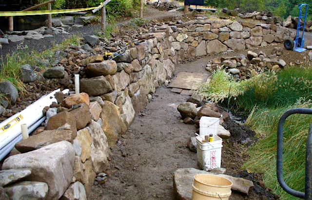 Alt. Build Blog: Tips On Building A Drystack Stone Wall