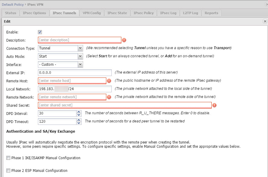 iTinker Setting Up An Amazon  Services Hardware VPN Connection to